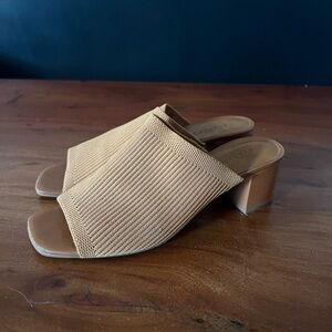 Everlane The Glove Mule in ReKnit in Toffee sz 8W